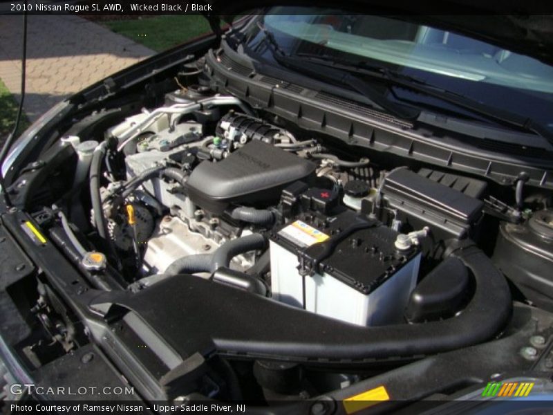 Wicked Black / Black 2010 Nissan Rogue SL AWD
