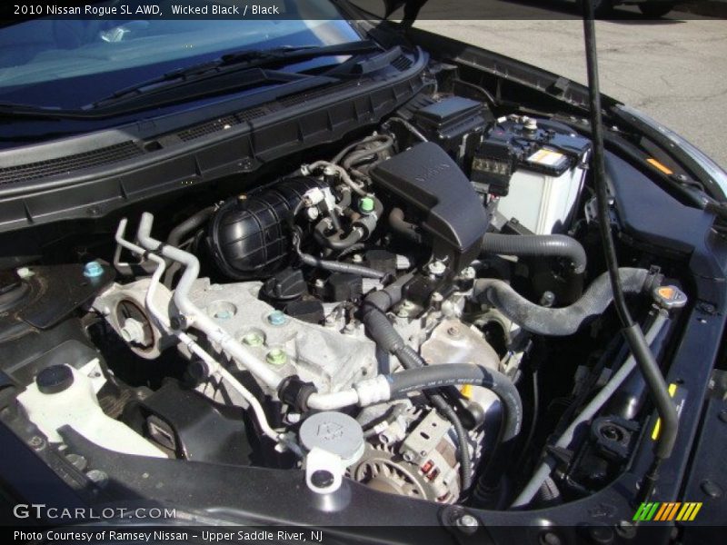 Wicked Black / Black 2010 Nissan Rogue SL AWD