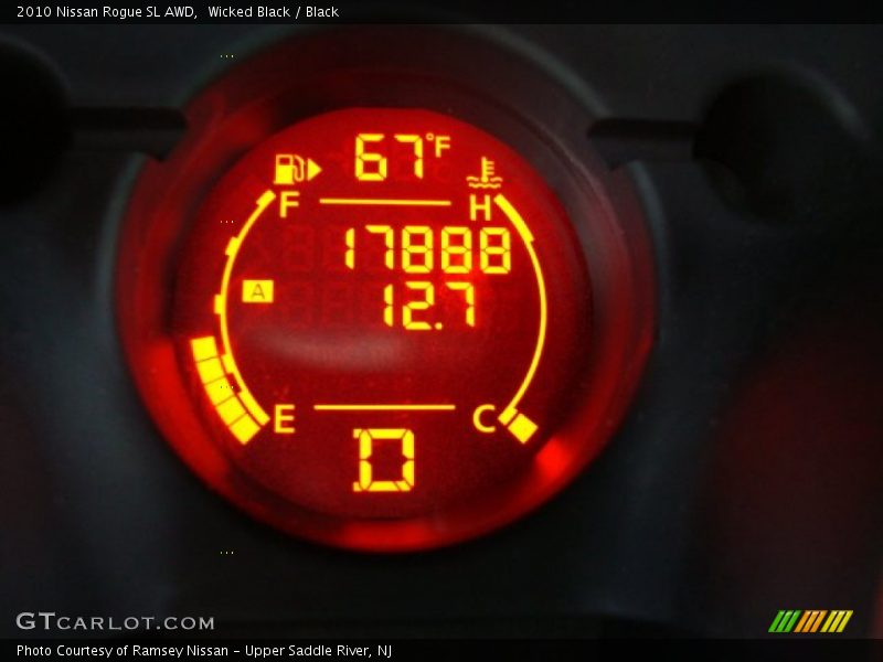 Wicked Black / Black 2010 Nissan Rogue SL AWD