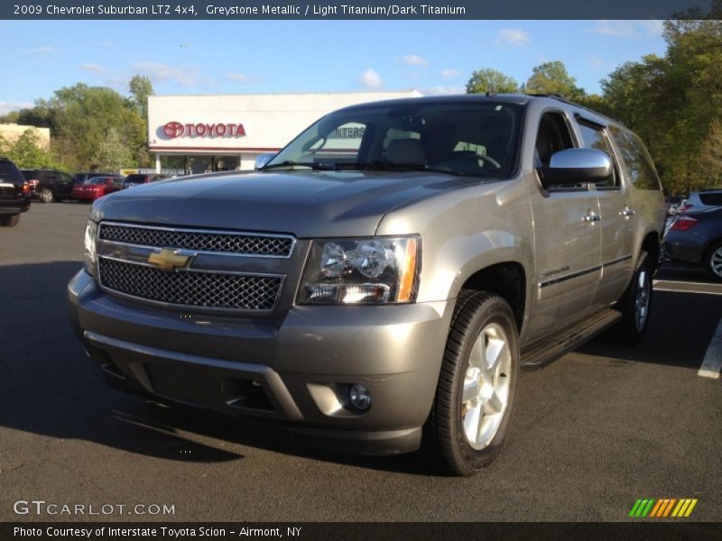 Greystone Metallic / Light Titanium/Dark Titanium 2009 Chevrolet Suburban LTZ 4x4