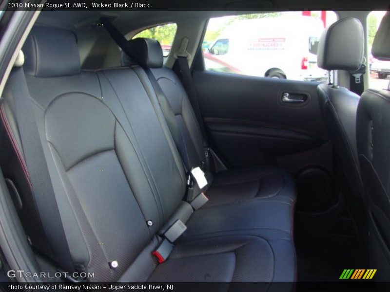 Wicked Black / Black 2010 Nissan Rogue SL AWD