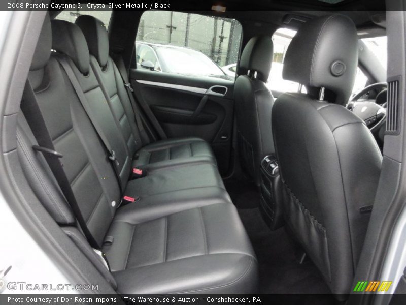 Crystal Silver Metallic / Black 2008 Porsche Cayenne S