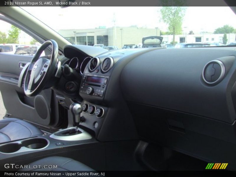 Wicked Black / Black 2010 Nissan Rogue SL AWD