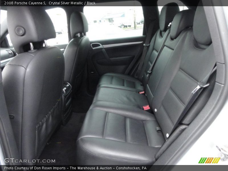 Crystal Silver Metallic / Black 2008 Porsche Cayenne S
