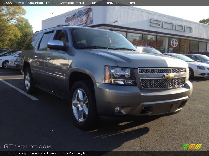 Greystone Metallic / Light Titanium/Dark Titanium 2009 Chevrolet Suburban LTZ 4x4