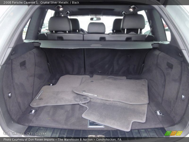 Crystal Silver Metallic / Black 2008 Porsche Cayenne S