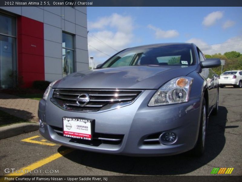 Ocean Gray / Charcoal 2012 Nissan Altima 2.5 S