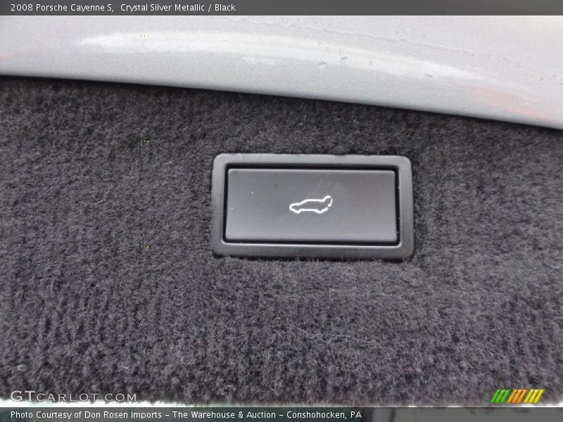 Crystal Silver Metallic / Black 2008 Porsche Cayenne S