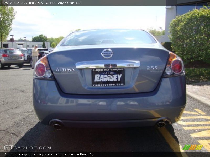 Ocean Gray / Charcoal 2012 Nissan Altima 2.5 S