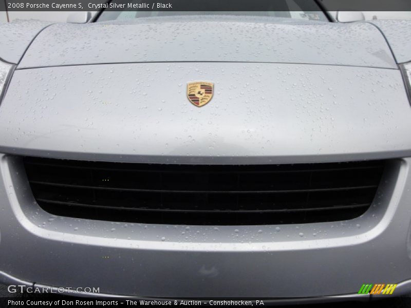 Crystal Silver Metallic / Black 2008 Porsche Cayenne S