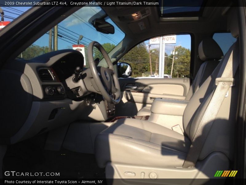 Greystone Metallic / Light Titanium/Dark Titanium 2009 Chevrolet Suburban LTZ 4x4