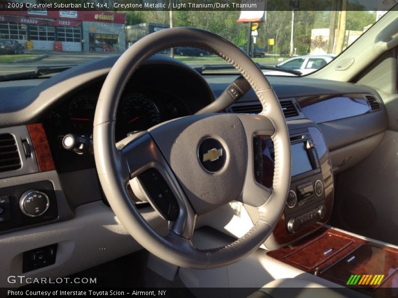 Greystone Metallic / Light Titanium/Dark Titanium 2009 Chevrolet Suburban LTZ 4x4