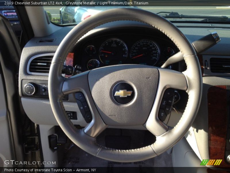 Greystone Metallic / Light Titanium/Dark Titanium 2009 Chevrolet Suburban LTZ 4x4