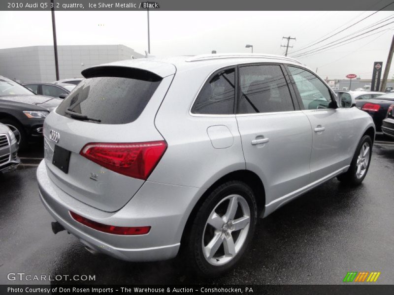 Ice Silver Metallic / Black 2010 Audi Q5 3.2 quattro