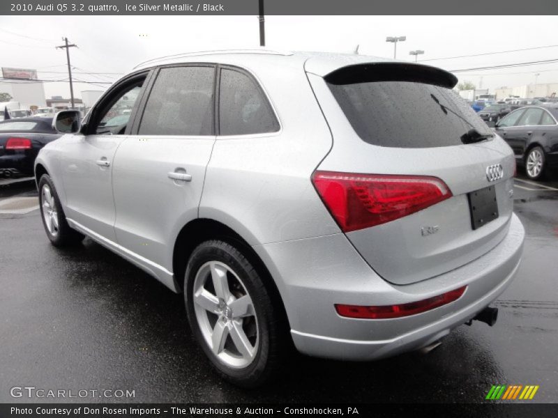 Ice Silver Metallic / Black 2010 Audi Q5 3.2 quattro