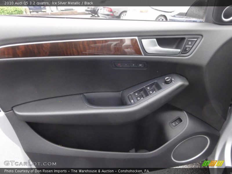 Ice Silver Metallic / Black 2010 Audi Q5 3.2 quattro