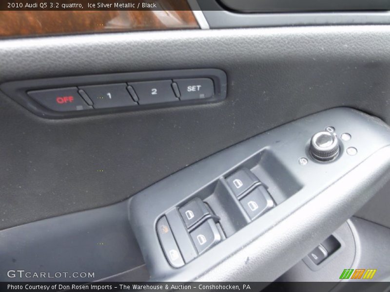 Ice Silver Metallic / Black 2010 Audi Q5 3.2 quattro