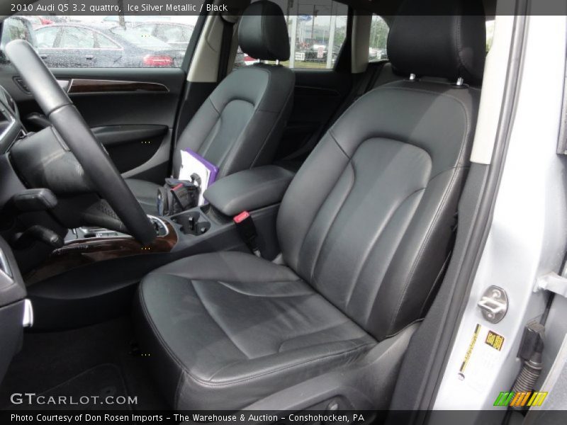Ice Silver Metallic / Black 2010 Audi Q5 3.2 quattro