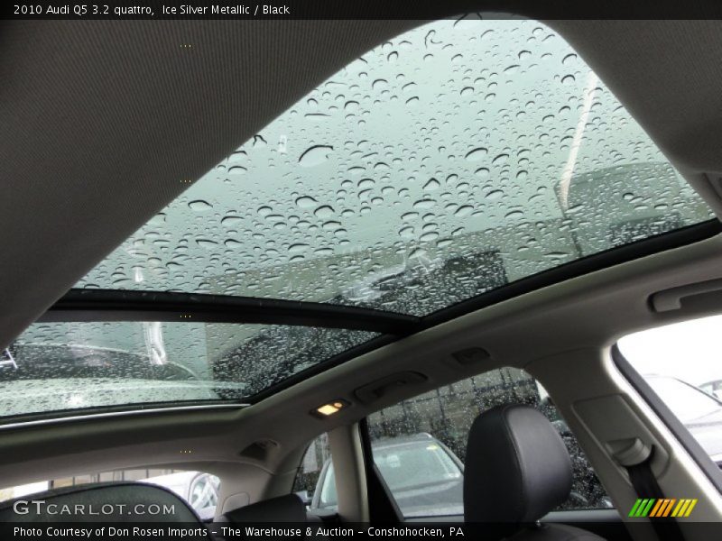 Ice Silver Metallic / Black 2010 Audi Q5 3.2 quattro