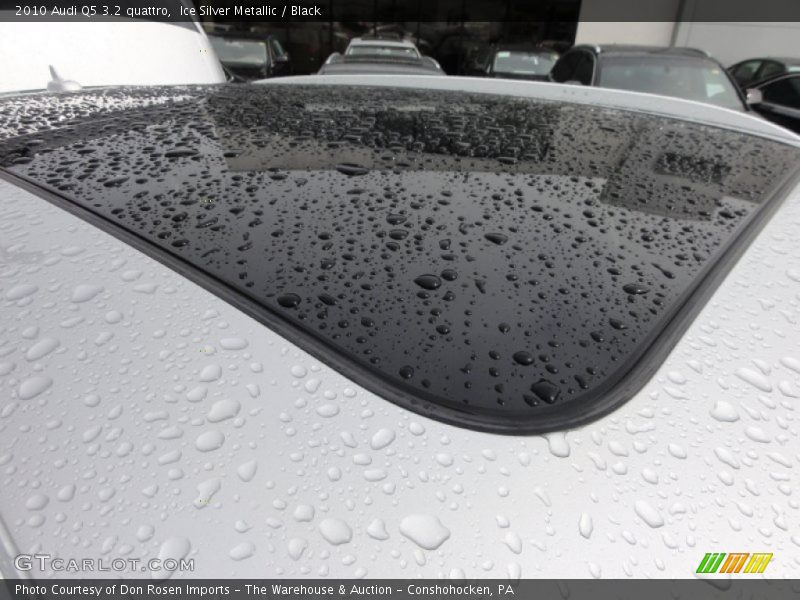 Ice Silver Metallic / Black 2010 Audi Q5 3.2 quattro