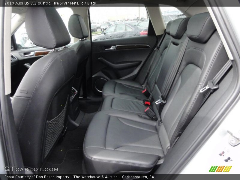 Ice Silver Metallic / Black 2010 Audi Q5 3.2 quattro