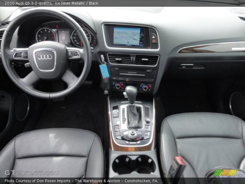 Ice Silver Metallic / Black 2010 Audi Q5 3.2 quattro