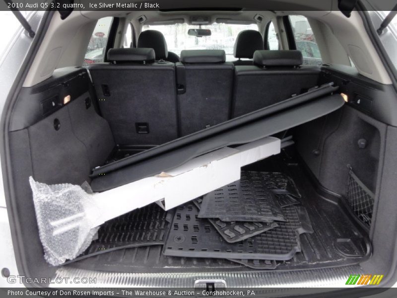 Ice Silver Metallic / Black 2010 Audi Q5 3.2 quattro
