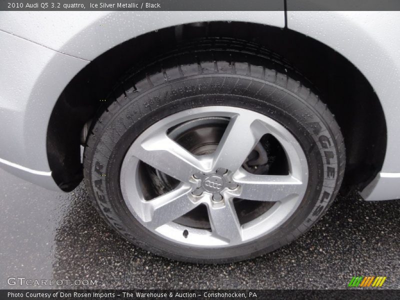 Ice Silver Metallic / Black 2010 Audi Q5 3.2 quattro