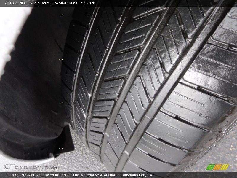 Ice Silver Metallic / Black 2010 Audi Q5 3.2 quattro