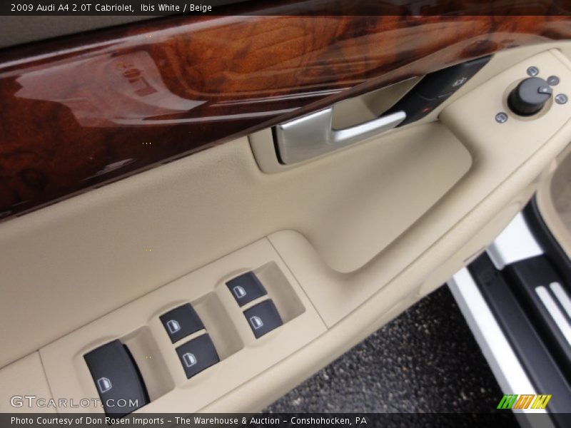 Ibis White / Beige 2009 Audi A4 2.0T Cabriolet