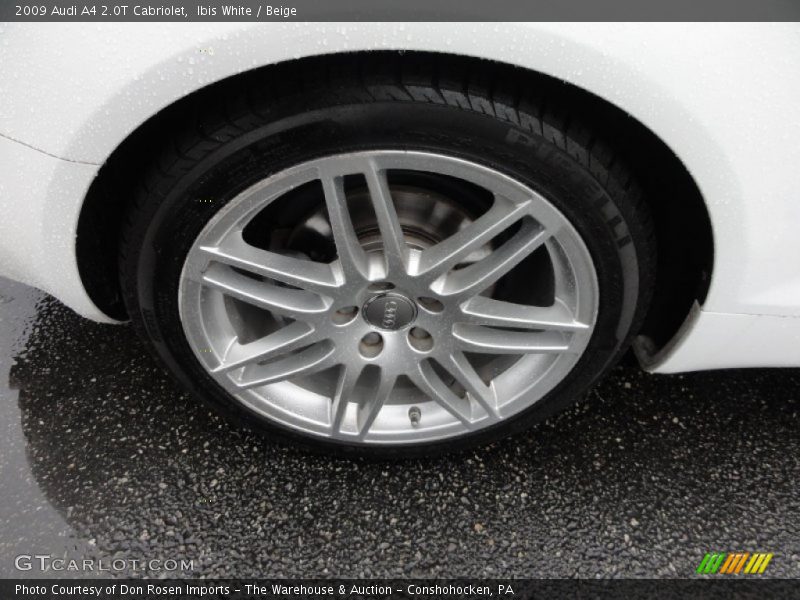 Ibis White / Beige 2009 Audi A4 2.0T Cabriolet