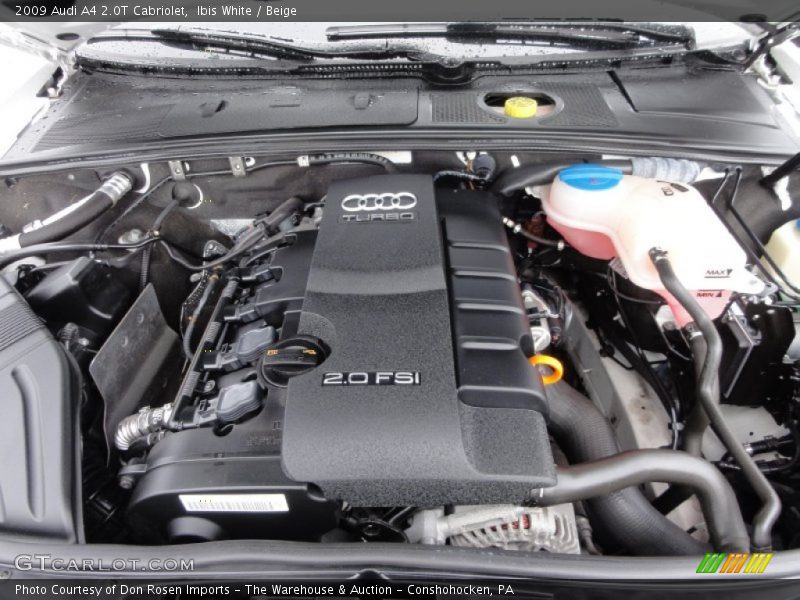 Ibis White / Beige 2009 Audi A4 2.0T Cabriolet