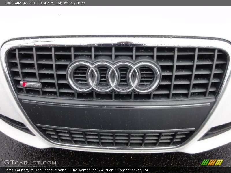 Ibis White / Beige 2009 Audi A4 2.0T Cabriolet