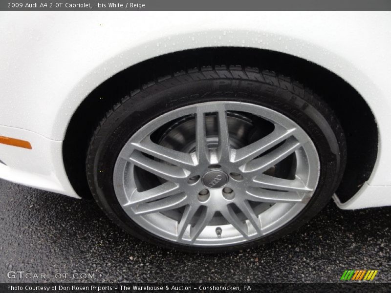 Ibis White / Beige 2009 Audi A4 2.0T Cabriolet