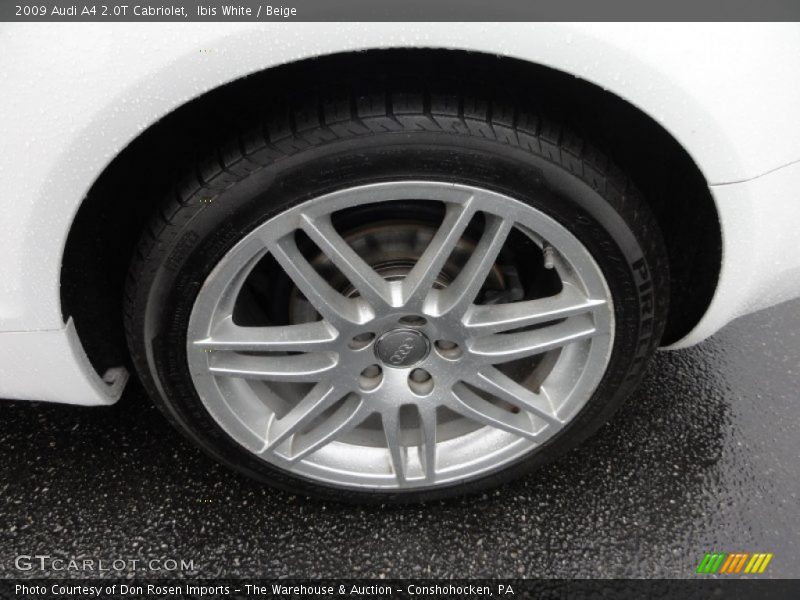 Ibis White / Beige 2009 Audi A4 2.0T Cabriolet