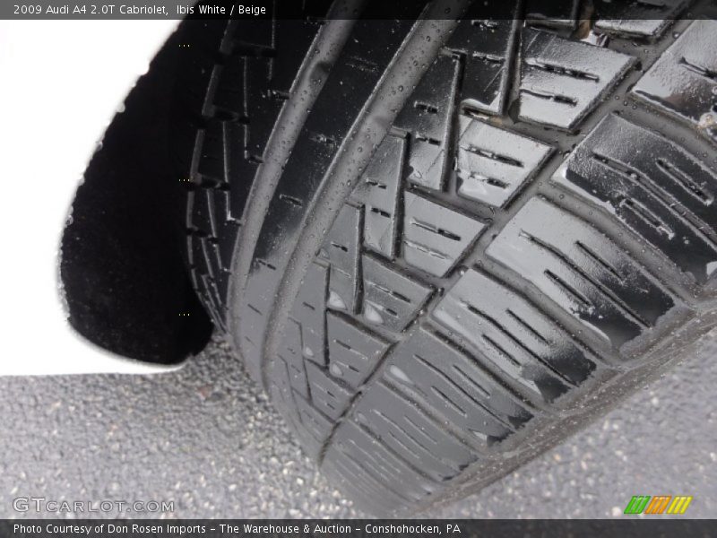 Ibis White / Beige 2009 Audi A4 2.0T Cabriolet