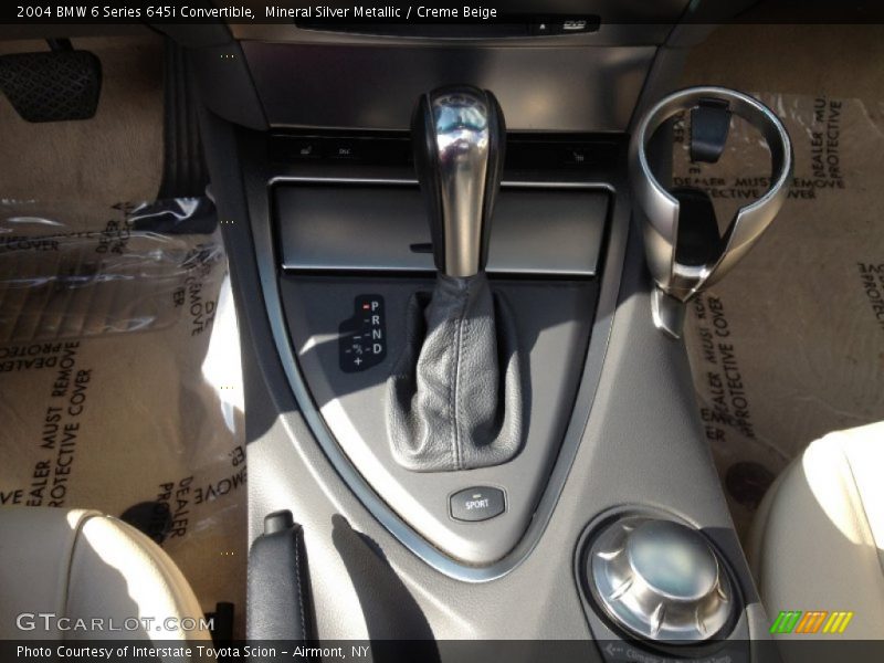 Mineral Silver Metallic / Creme Beige 2004 BMW 6 Series 645i Convertible