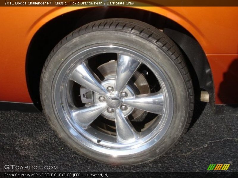 Toxic Orange Pearl / Dark Slate Gray 2011 Dodge Challenger R/T Classic