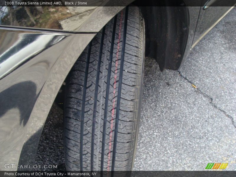 Black / Stone 2008 Toyota Sienna Limited AWD