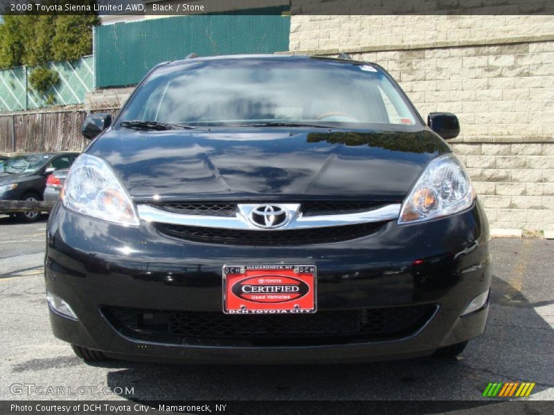 Black / Stone 2008 Toyota Sienna Limited AWD