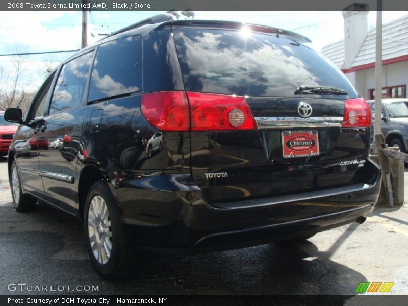 Black / Stone 2008 Toyota Sienna Limited AWD
