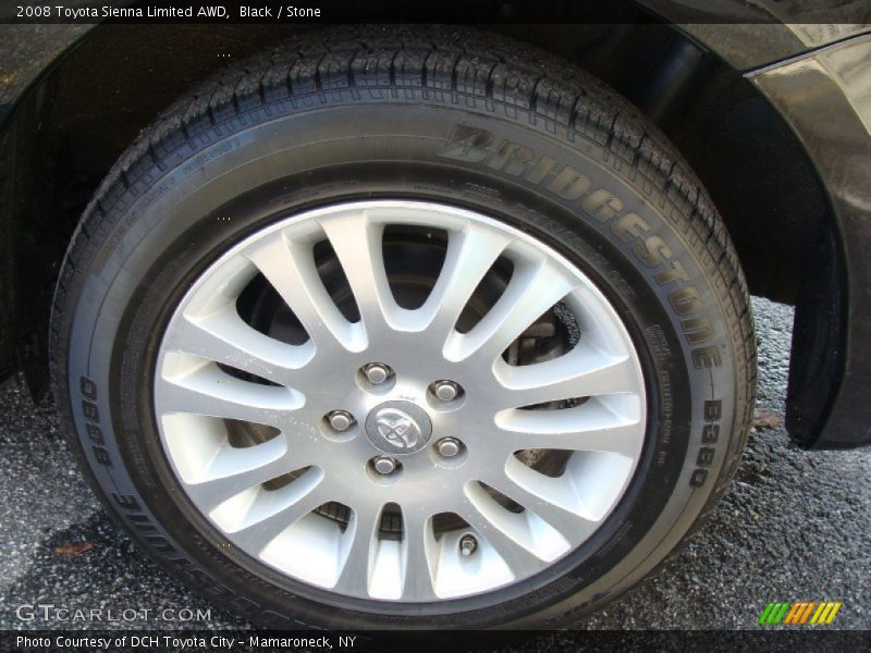 Black / Stone 2008 Toyota Sienna Limited AWD