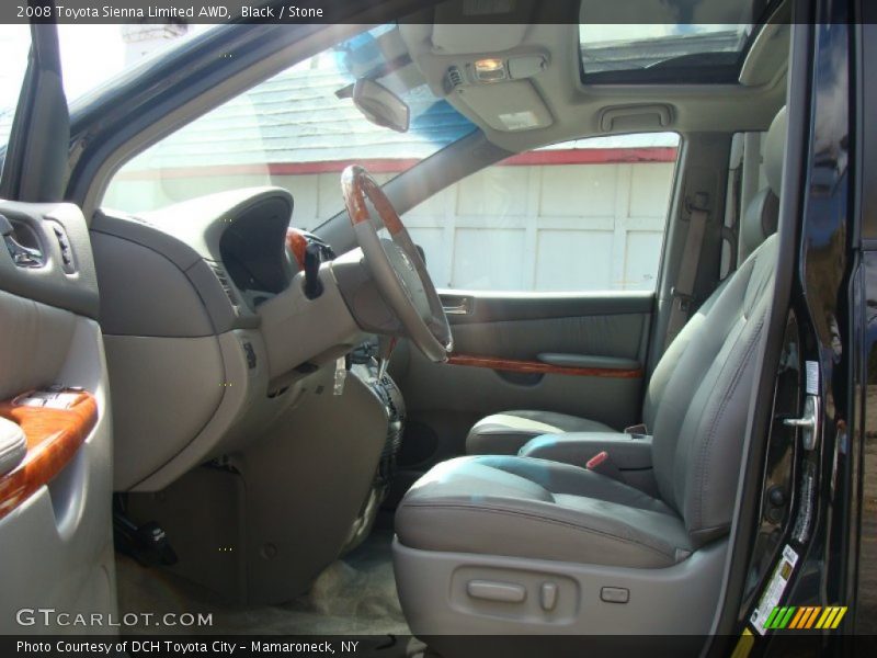 Black / Stone 2008 Toyota Sienna Limited AWD