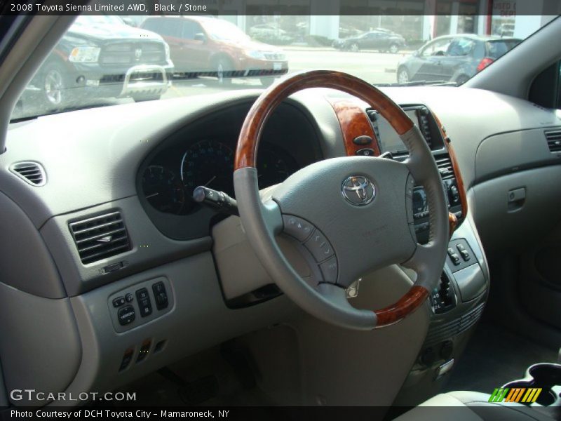 Black / Stone 2008 Toyota Sienna Limited AWD