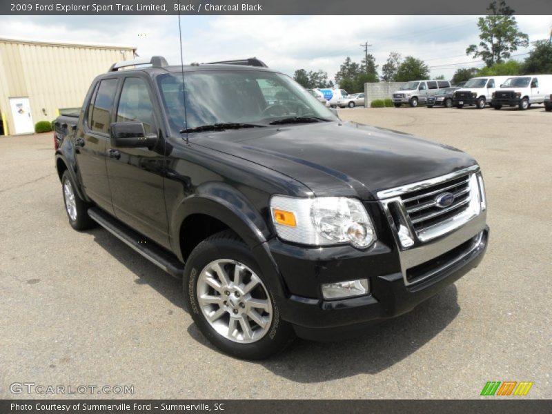 Black / Charcoal Black 2009 Ford Explorer Sport Trac Limited