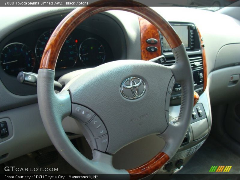 Black / Stone 2008 Toyota Sienna Limited AWD
