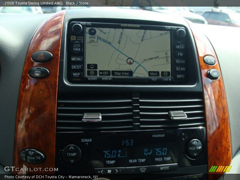 Black / Stone 2008 Toyota Sienna Limited AWD