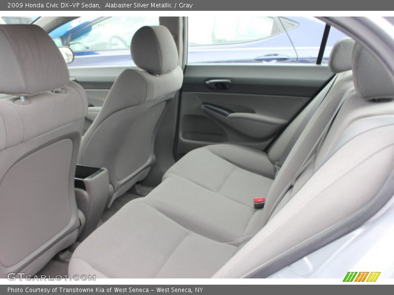 Alabaster Silver Metallic / Gray 2009 Honda Civic DX-VP Sedan