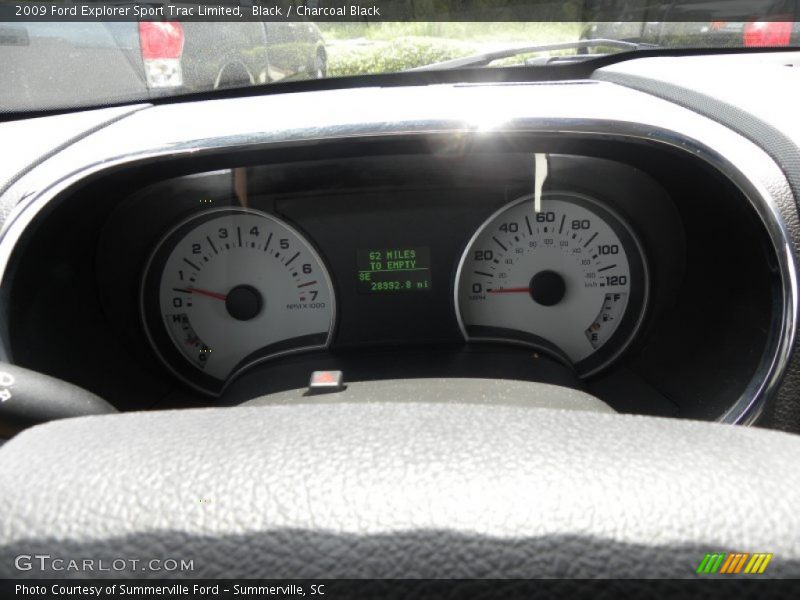 Black / Charcoal Black 2009 Ford Explorer Sport Trac Limited