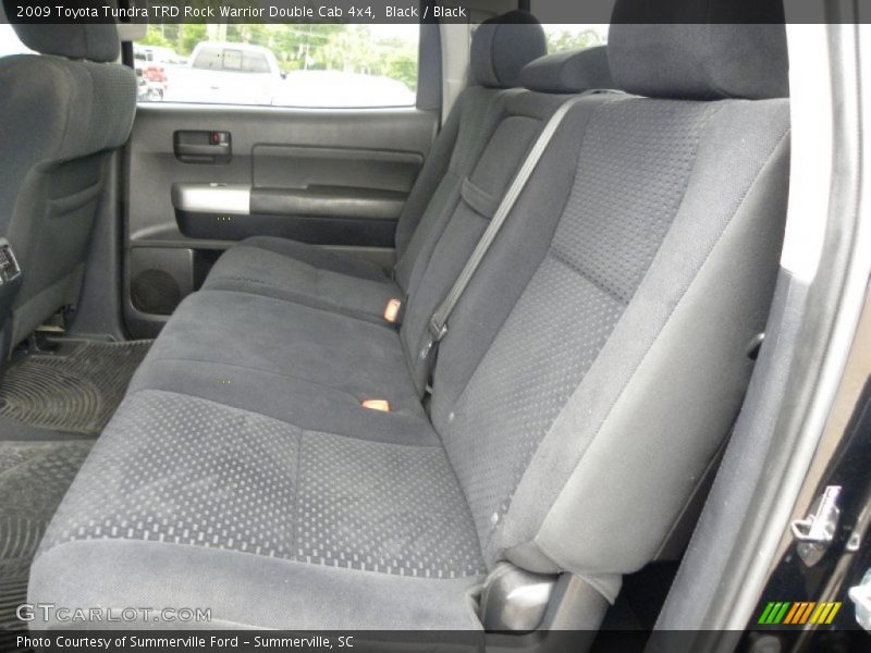 Rear Seat of 2009 Tundra TRD Rock Warrior Double Cab 4x4
